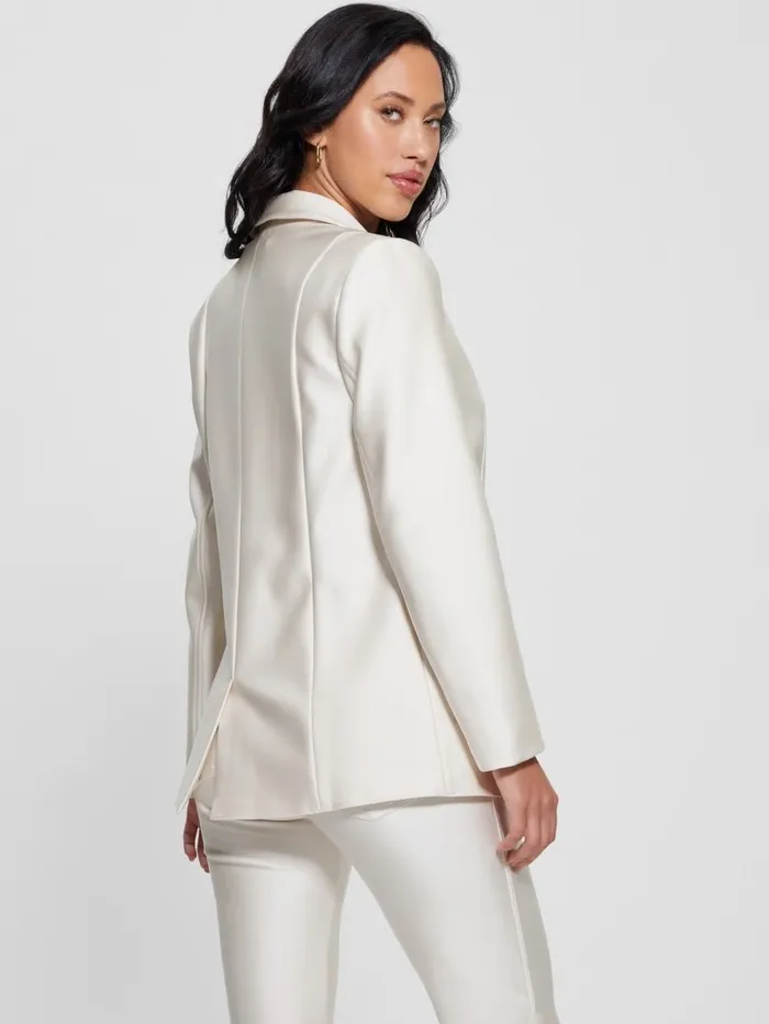 Carly Blazer Muted Stone Women Jackets and Coats GUESS Carly Blazer Muted Stone Women Jackets and Coats GUESS