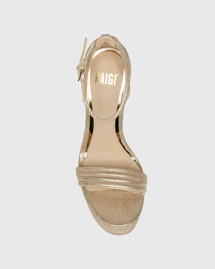 Cat Platform Sandal 8211 Light Gold Sandals PAIGE Women Cat Platform Sandal 8211 Light Gold Sandals PAIGE Women
