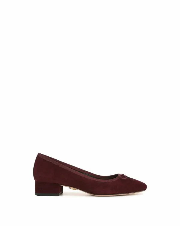 Cecile Suede Ballet Pump Acai Women Veronica Beard Shoes Cecile Suede Ballet Pump Acai Women Veronica Beard Shoes