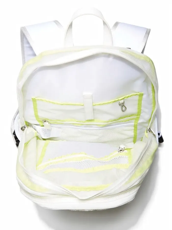 Certoses Mutlifunctional Backpack White Multi WomenMen Luggage and Travel Bags GUESS