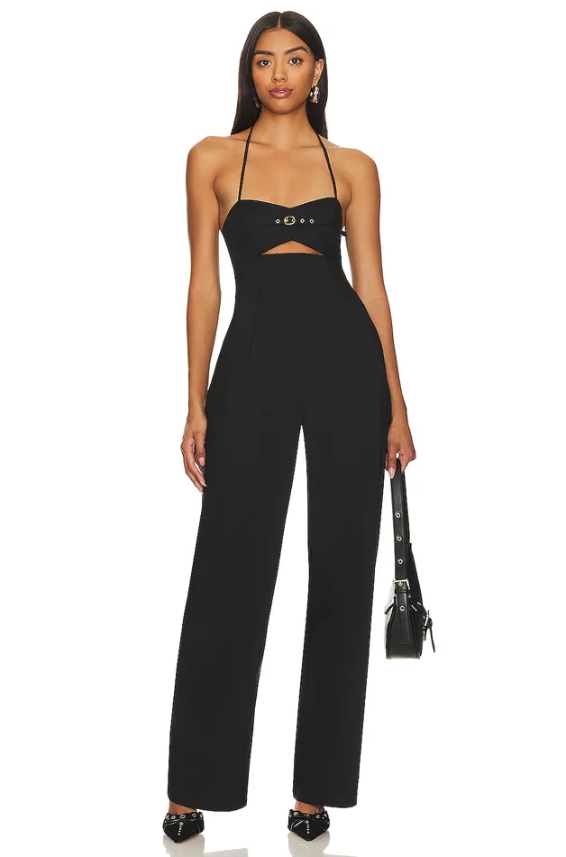 Charlize Jumpsuit Black Women Lovers and Friends Jumpsuits