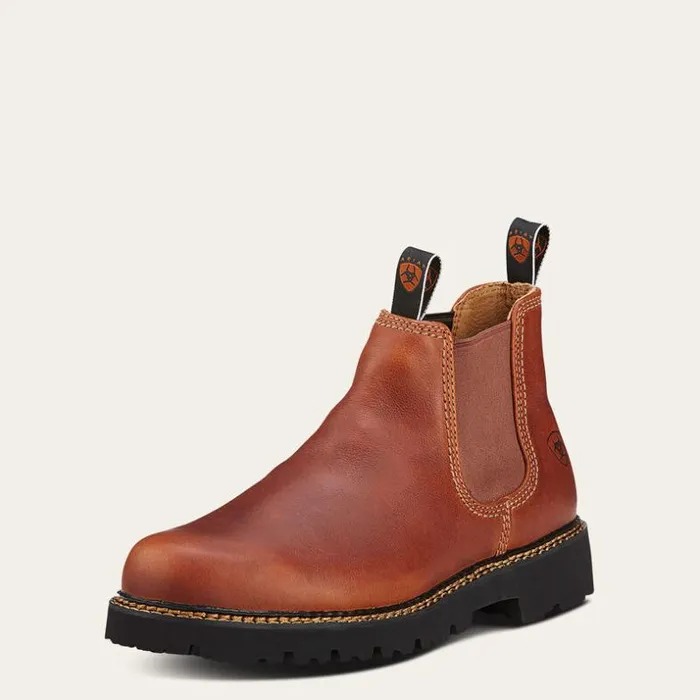 Chelsea Boots Men Ariat Spot Hog Boot Peanut