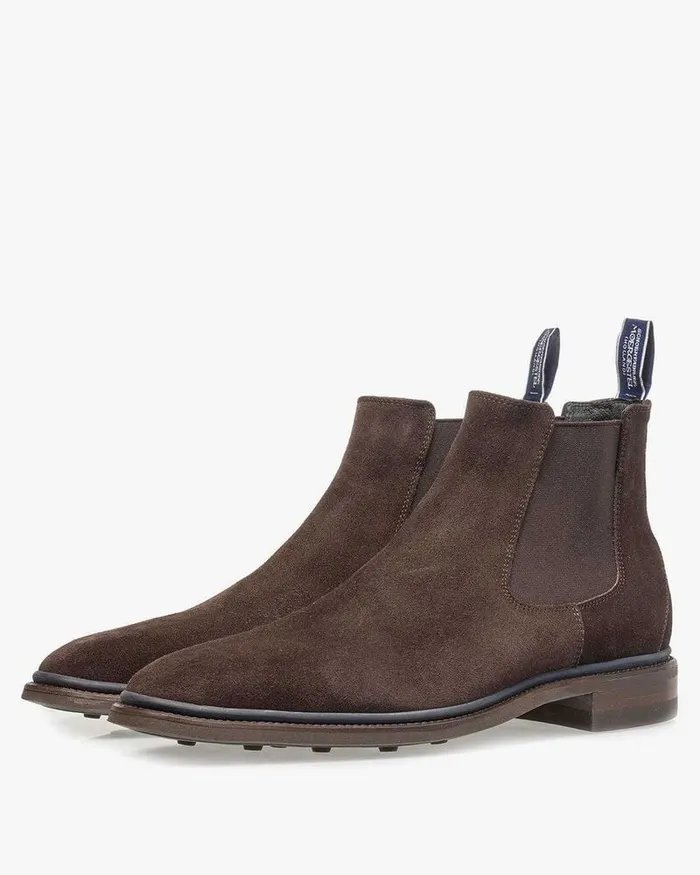 Chelsea Boots Men Floris Van Bommel Bumpi 0502 Suede