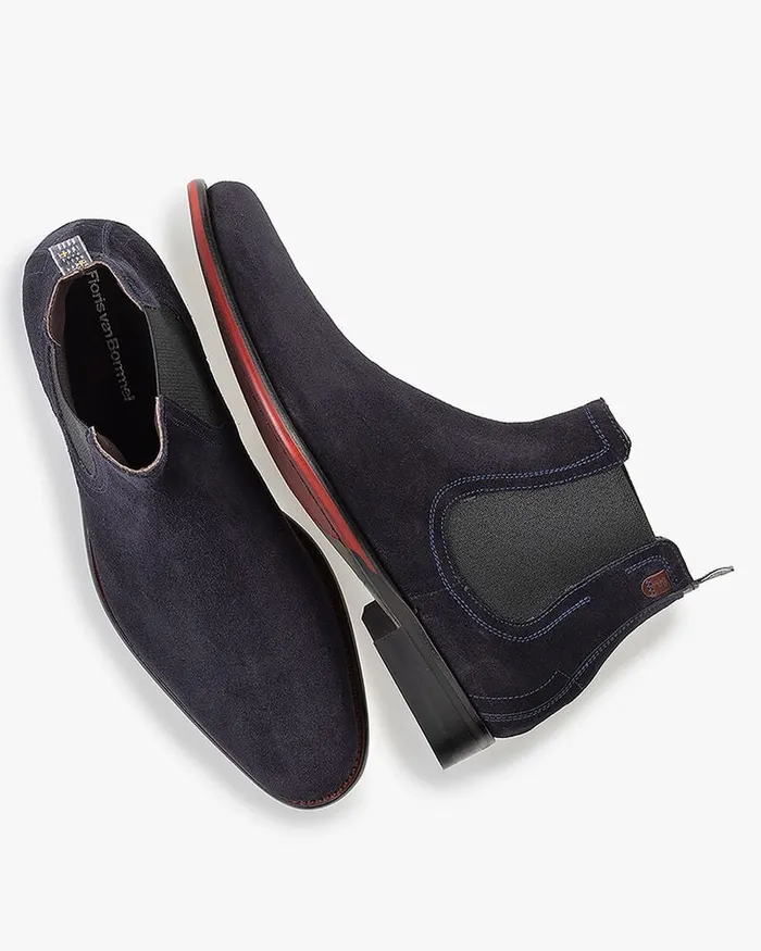 Chelsea Boots Men Floris Van Bommel De Draver 0200 Suede
