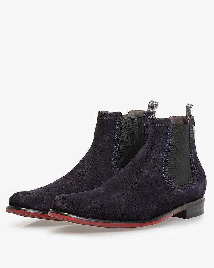 Chelsea Boots Men Floris Van Bommel De Draver 0200 Suede