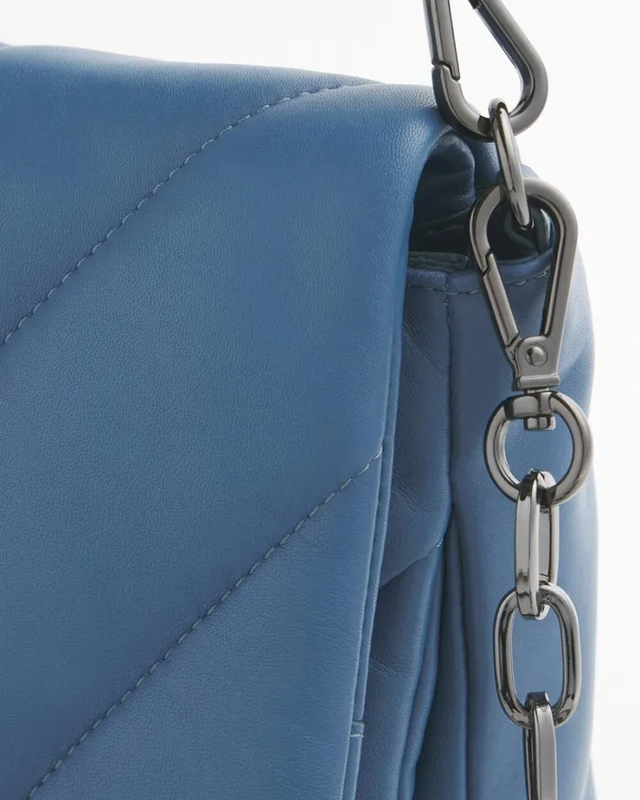 Chico039s Bags Blue Quilted Bag Blue Echo 8211 Shoes and Accessories