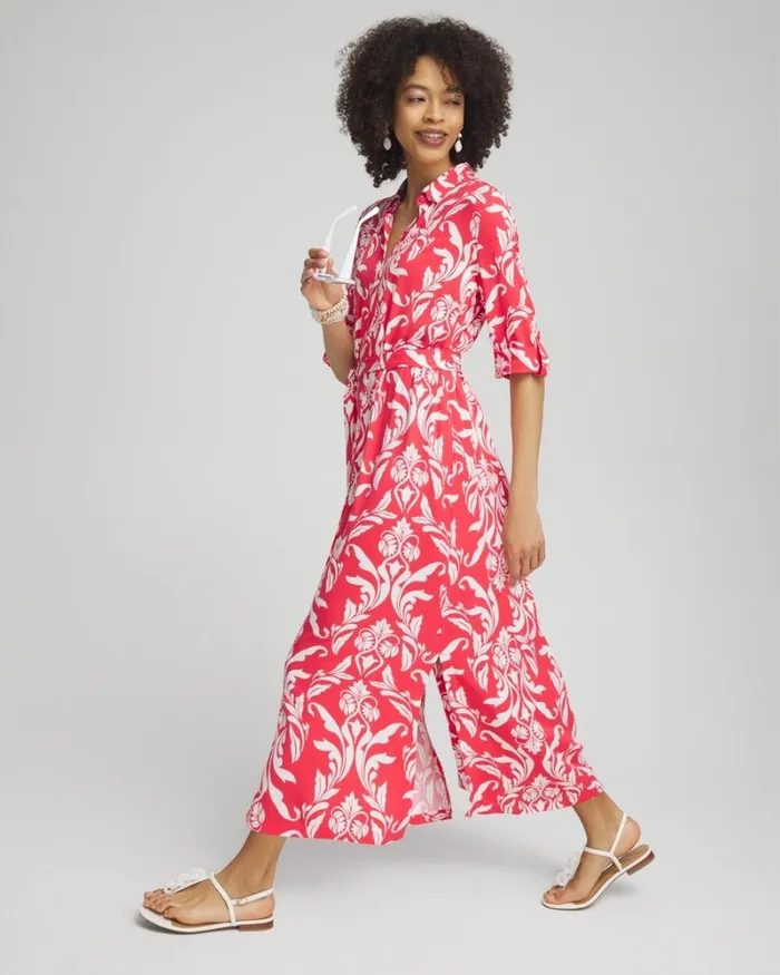 Chico039s Dresses Silk Blend Roll Tab Shirt Dress Watermelon Punch 8211 Clothing Chico039s Dresses Silk Blend Roll Tab Shirt Dress Watermelon Punch 8211 Clothing