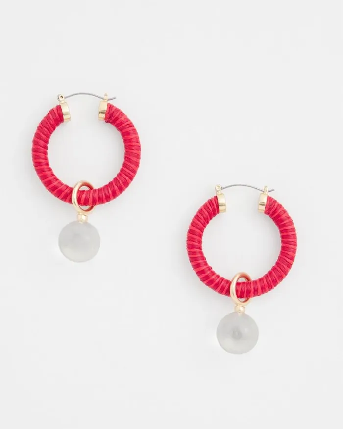 Chico039s Earrings No Droop Convertible Red Hoops Madeira Red 8211 Shoes and Accessories Chico039s Earrings No Droop Convertible Red Hoops Madeira Red 8211 Shoes and Accessories