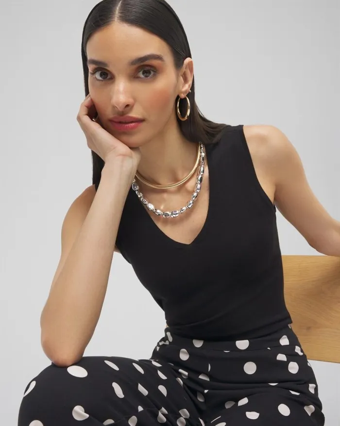 Chico039s Everyday Jewelry Mixed Metal Convertible Necklace Mixed Metals 8211 Shoes and Accessories Chico039s Everyday Jewelry Mixed Metal Convertible Necklace Mixed Metals 8211 Shoes and Accessories