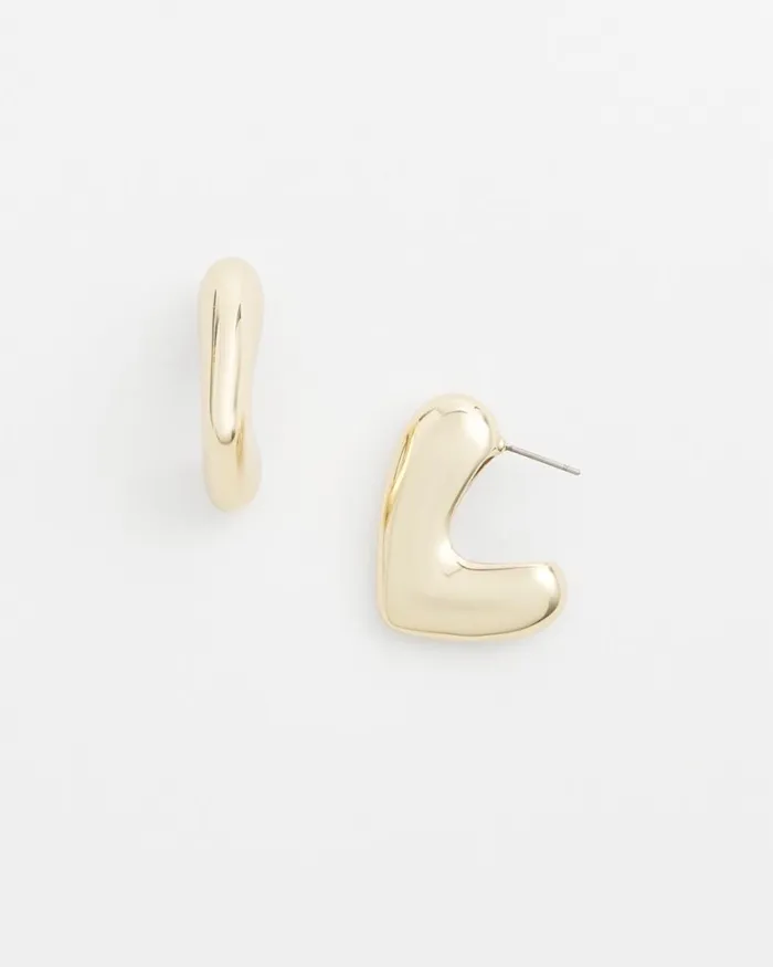 Chico039s Everyday Jewelry No Droop Gold Tone Mini Hoops Gold 8211 Shoes and Accessories Chico039s Everyday Jewelry No Droop Gold Tone Mini Hoops Gold 8211 Shoes and Accessories