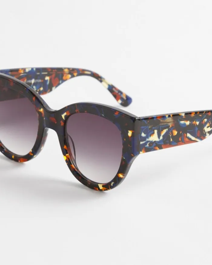Chico039s Eyewear Blue Faux Tort Cateye Sunglasses Blue 8211 Shoes and Accessories Chico039s Eyewear Blue Faux Tort Cateye Sunglasses Blue 8211 Shoes and Accessories