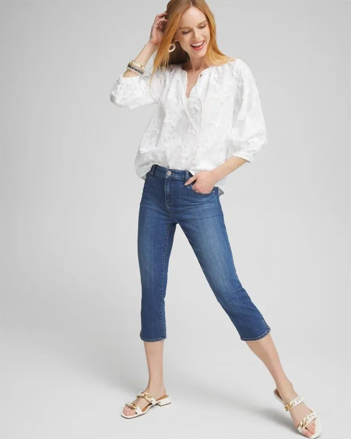 Chico039s Jeans and Denim Girlfriend 21034 Capris Blue Springs Indigo 8211 Clothing Chico039s Jeans and Denim Girlfriend 21034 Capris Blue Springs Indigo 8211 Clothing