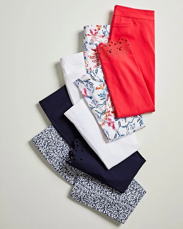 Chico039s Pants Brigitte Sea Life Slim Cropped Pants Alabaster 8211 Clothing Chico039s Pants Brigitte Sea Life Slim Cropped Pants Alabaster 8211 Clothing