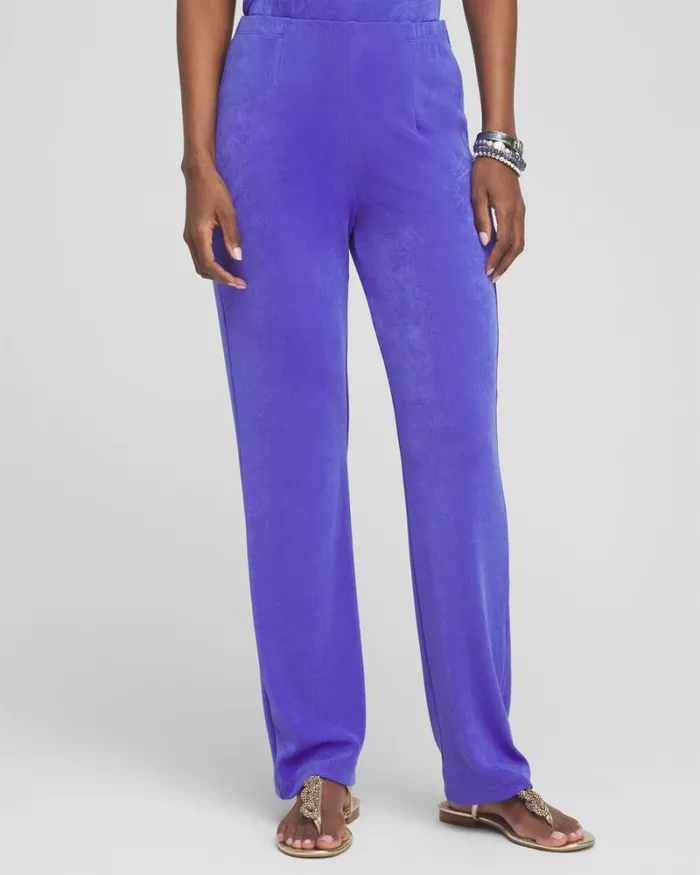 Chico039s Pants Travelers No Tummy Pants Purple Nightshade 8211 Clothing