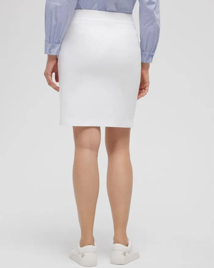 Chico039s Shorts Brigitte PullOn Skort Alabaster 8211 Clothing