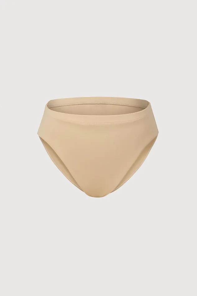 Children Bloch Girls Zaniah High Waist Brief Sand Underwear