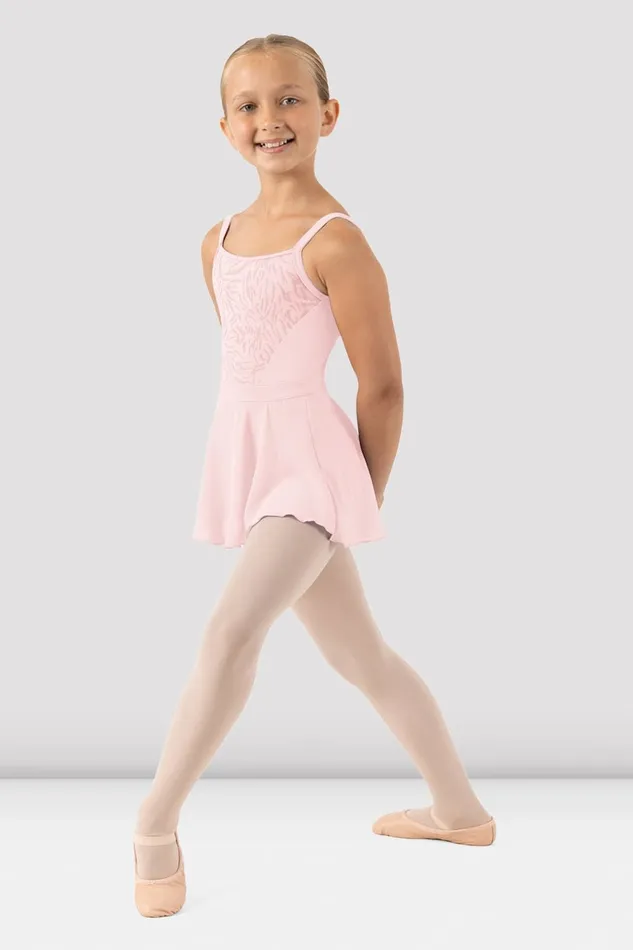 Children Dresses Bloch Girls Scarlett Camisole Skirted Leotard Candy Pink