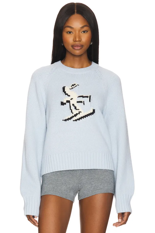 Cillian Ski Sweater Baby Blue Women Lovers and Friends Sweaters and Knits