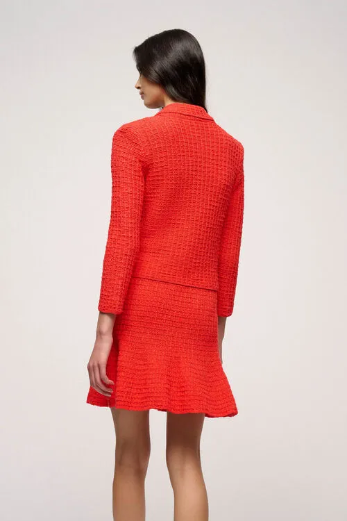 Claren Claren Bright Orange Women Jackets and Blazers Luisa Spagnoli Claren Claren Bright Orange Women Jackets and Blazers Luisa Spagnoli