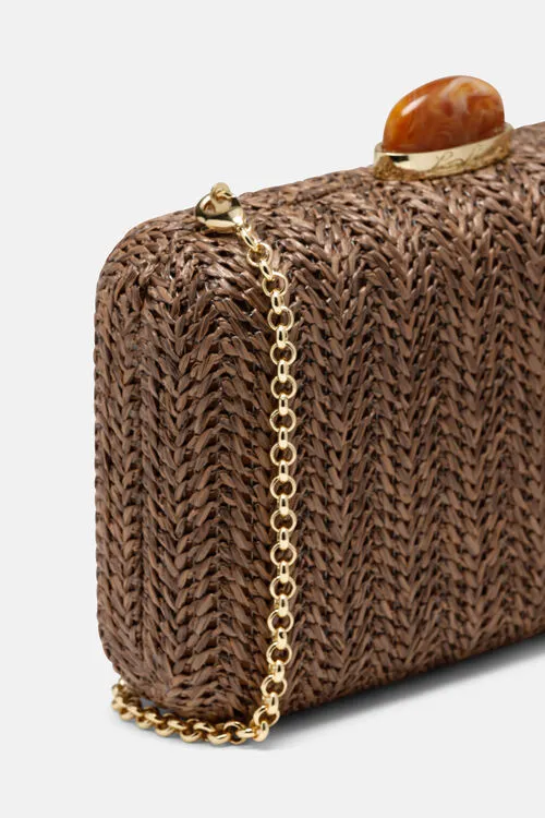 Clutch and Pochette Illasi Illasi BlueGold Luisa Spagnoli Women Clutch and Pochette Illasi Illasi BlueGold Luisa Spagnoli Women