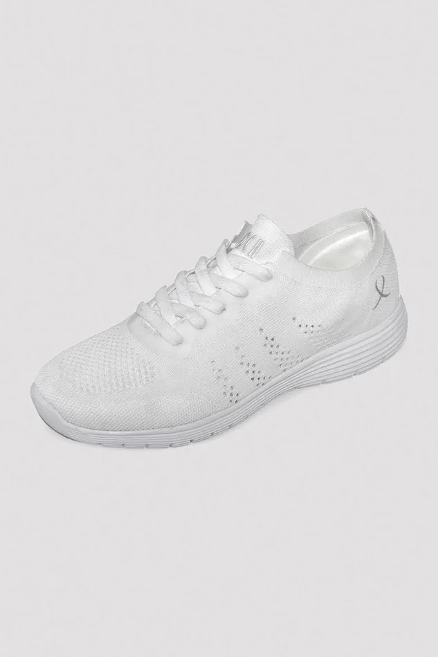 Dance Sneakers Bloch Adult Adult Omnia Lightweight Knited Sneakers White Knit