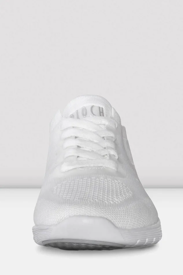 Dance Sneakers Bloch Adult Adult Omnia Lightweight Knited Sneakers White Knit