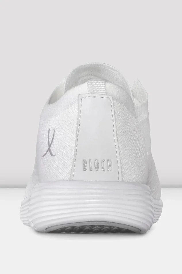 Dance Sneakers Bloch Adult Adult Omnia Lightweight Knited Sneakers White Knit