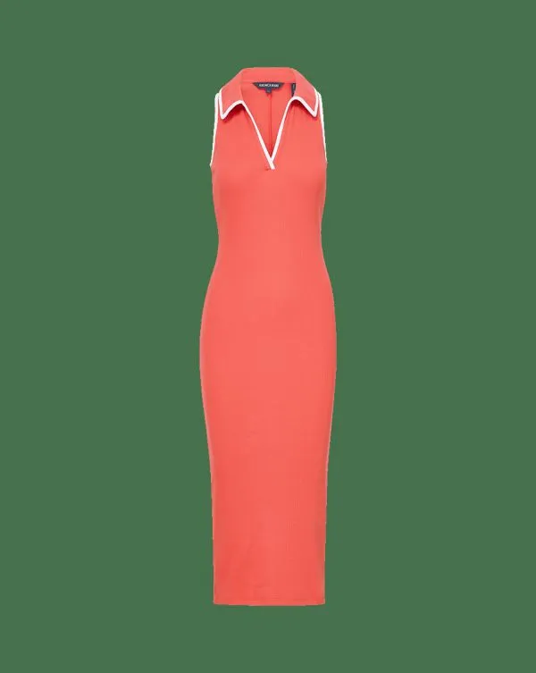 Darien Dress Persimmon Women Veronica Beard Dresses
