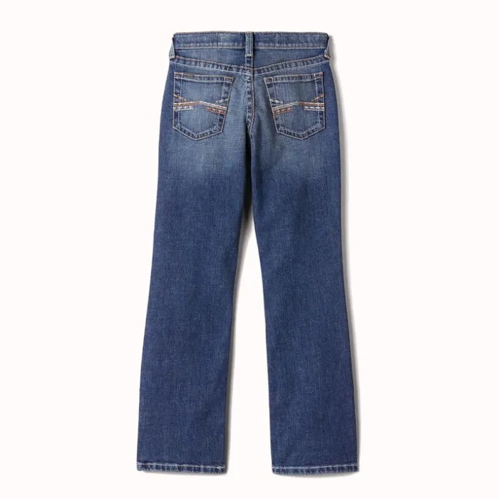 Denim Kids Ariat B4 Relaxed Rafael Boot Cut Jean Wave Denim Kids Ariat B4 Relaxed Rafael Boot Cut Jean Wave