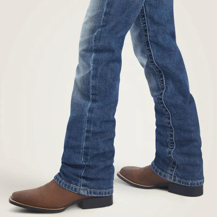 Denim Kids Ariat B5 Slim Cutler Stackable Straight Leg Jean Dakota