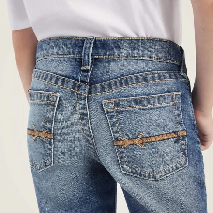 Denim Kids Ariat B5 Slim Cutler Stackable Straight Leg Jean Dakota