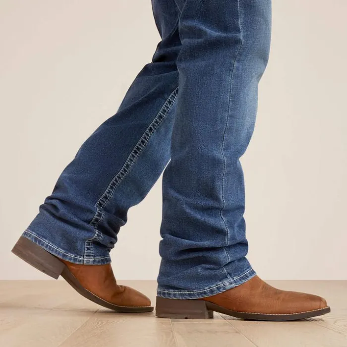Denim Men Ariat M4 Relaxed Hugo Boot Cut Jean Bannock Denim Men Ariat M4 Relaxed Hugo Boot Cut Jean Bannock