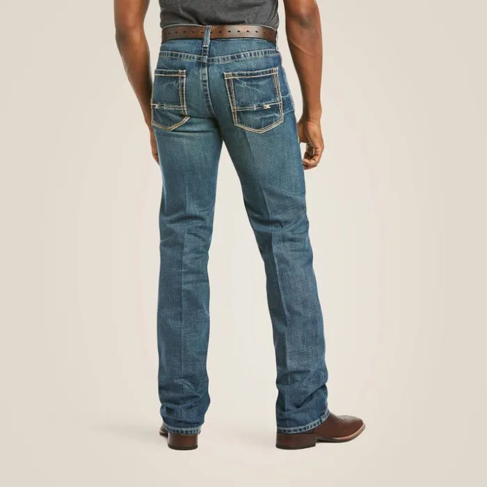 Denim Men Ariat M5 Slim Boundary Stackable Straight Leg Jean Gulch Denim Men Ariat M5 Slim Boundary Stackable Straight Leg Jean Gulch
