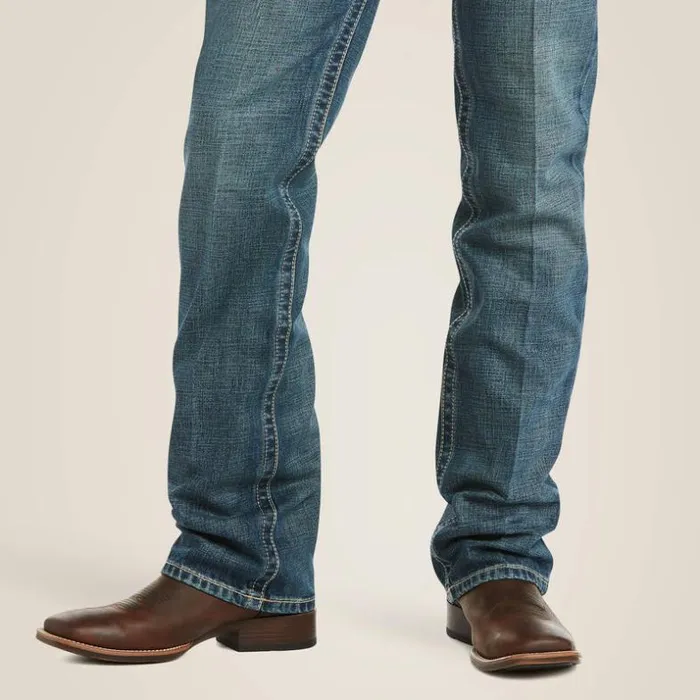 Denim Men Ariat M5 Slim Boundary Stackable Straight Leg Jean Gulch Denim Men Ariat M5 Slim Boundary Stackable Straight Leg Jean Gulch