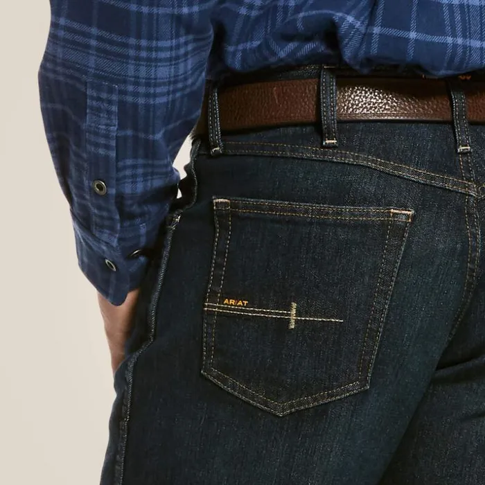 Denim Men Ariat Rebar M4 Relaxed DuraStretch Basic Stackable Straight Leg Jean Blackstone Denim Men Ariat Rebar M4 Relaxed DuraStretch Basic Stackable Straight Leg Jean Blackstone