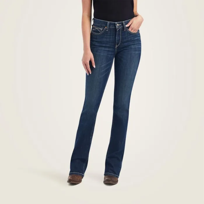 Denim Women Ariat REAL High Rise Dorothy Boot Cut Jean Pacific Wash