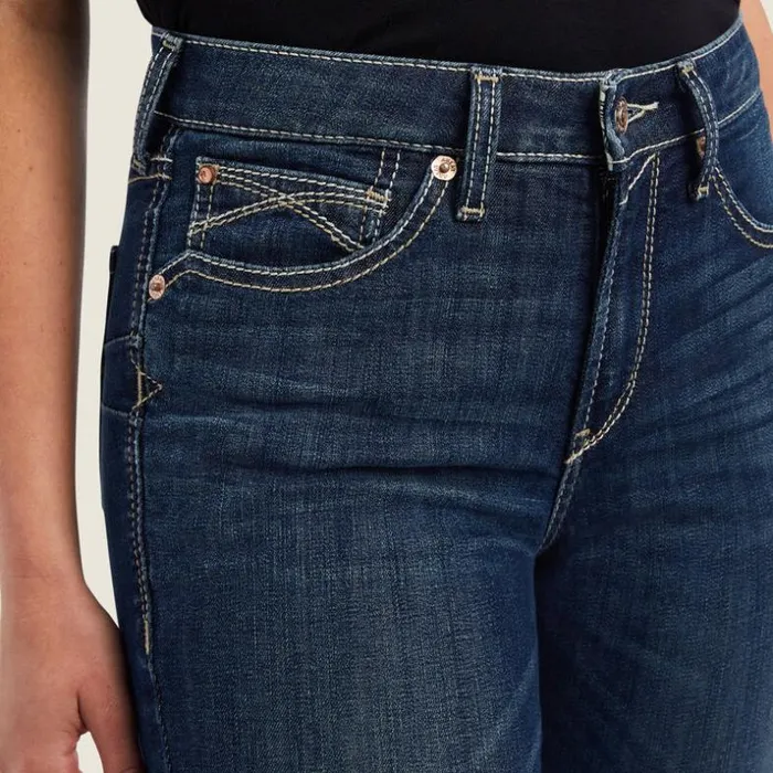 Denim Women Ariat REAL High Rise Dorothy Boot Cut Jean Pacific Wash Denim Women Ariat REAL High Rise Dorothy Boot Cut Jean Pacific Wash