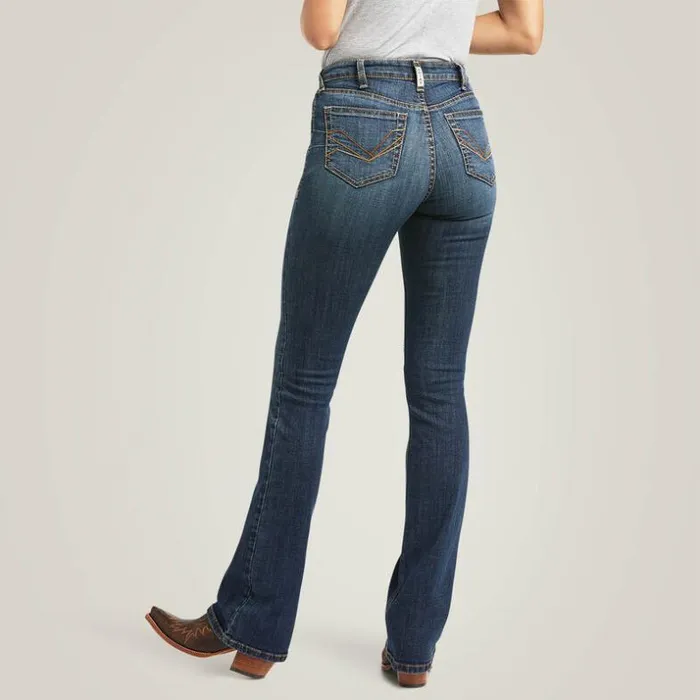 Denim Women Ariat REAL High Rise Fernanda Boot Cut Jean Arkansas Denim Women Ariat REAL High Rise Fernanda Boot Cut Jean Arkansas