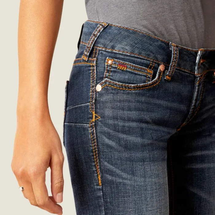 Denim Women Ariat REAL Low Rise Charly Straight Jean Florida Denim Women Ariat REAL Low Rise Charly Straight Jean Florida