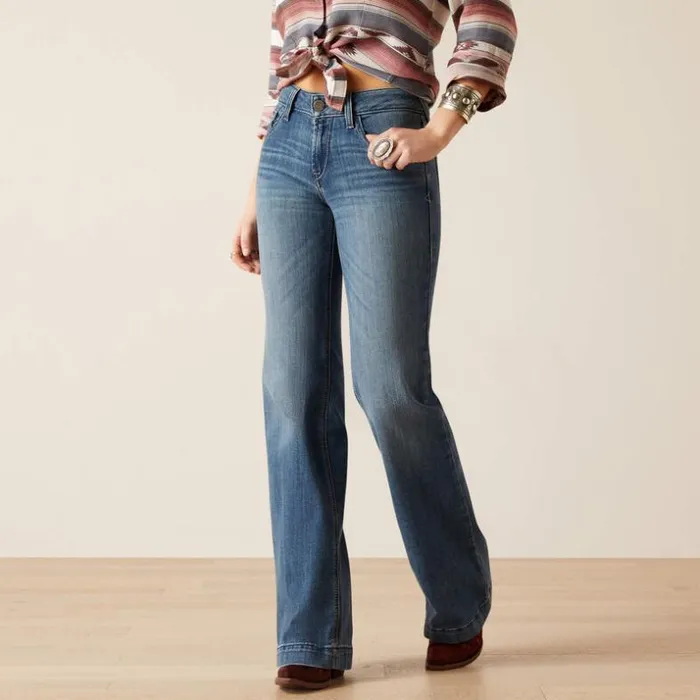 Denim Women Ariat REAL Perfect Rise Bethany Trouser Jean Albuquerque