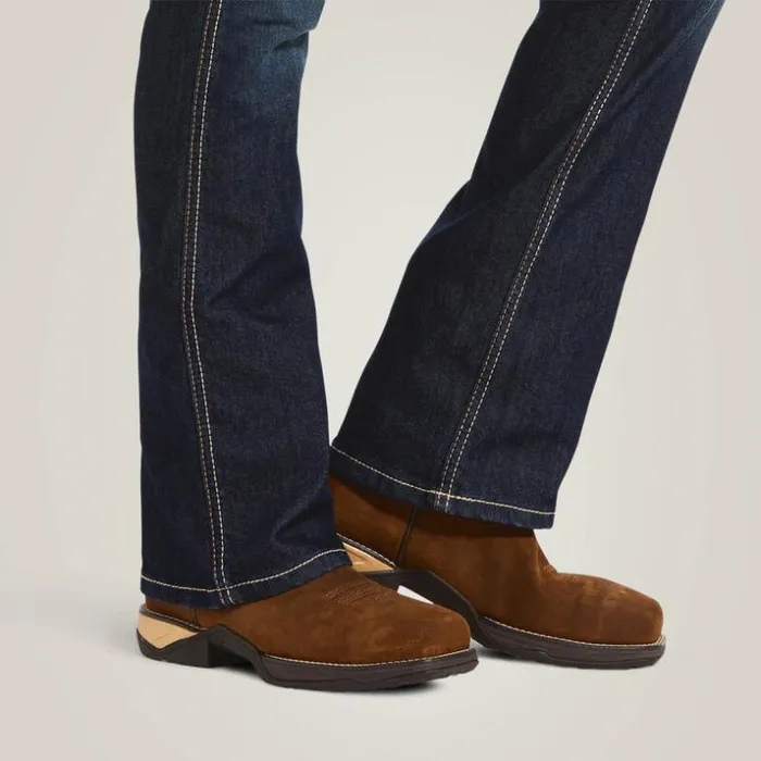 Denim Women Ariat Rebar DuraStretch Riveter Boot Cut Jean Hallow