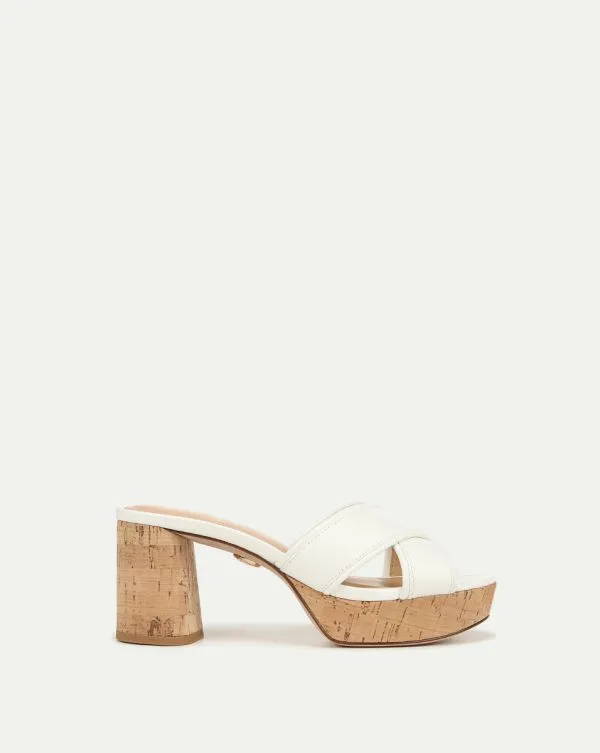 Dory BlockHeel Sandal Coconut Women Veronica Beard Shoes