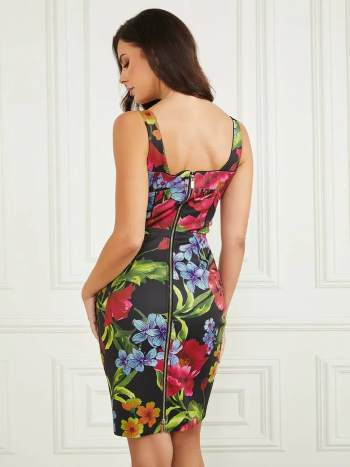 Dresses and Jumpsuits Boldly Blooming Dress Boldly Blooming Print 8211 GUESS Women