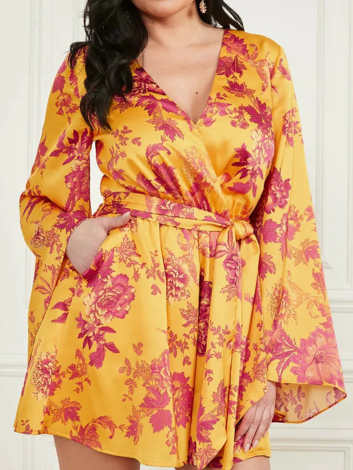Dresses and Jumpsuits Women Emaya Romper Eden Print GUESS