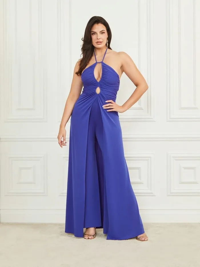 Dresses and Jumpsuits Women GUESS Frida Draped Jumpsuit Jewel Blue