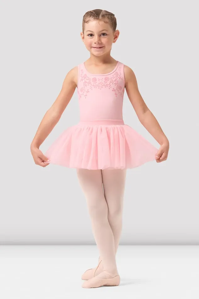 Dresses Bloch Children Girls Leila Cross Back Tutu Dress Candy Pink