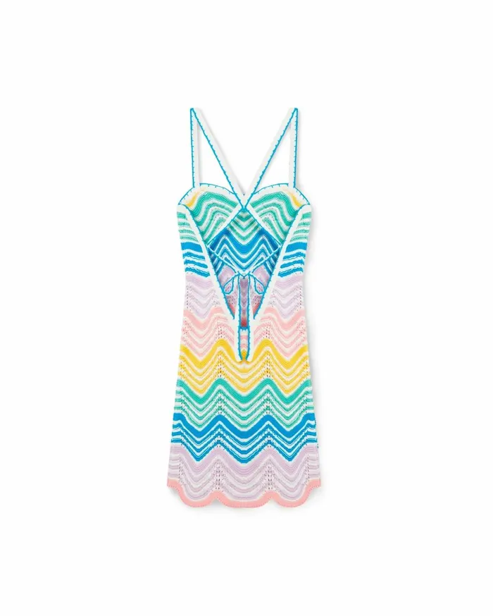 Dresses Women Casablanca Paris Gradient Wave Crochet Dress