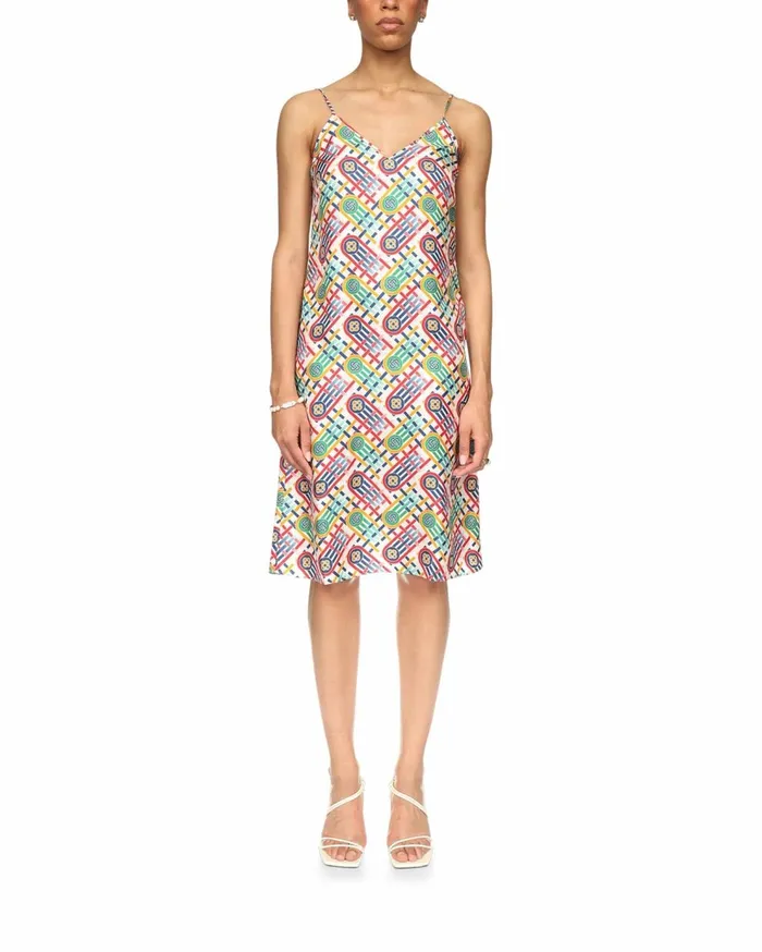 Dresses Women Casablanca Paris Silk Slip Dress Dresses Women Casablanca Paris Silk Slip Dress