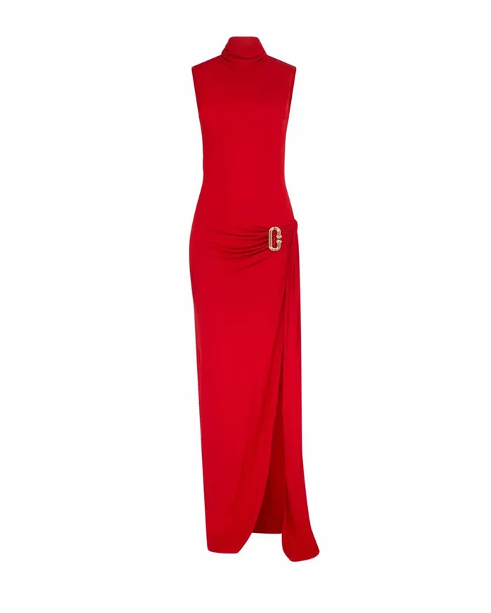 Dresses Women Casablanca Paris Sleeveless Side Split Column Dress