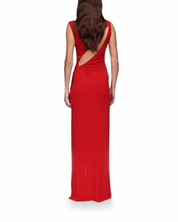 Dresses Women Casablanca Paris Sleeveless Side Split Column Dress